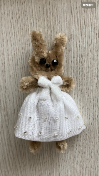 作家 ハンドメイド うさぎドール 双子 ／フランス アンティーク